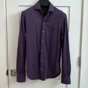 Knit dress shirt
